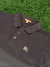 Load image into Gallery viewer, Burberry - Navy Gradient Polo Shirt Large - Retail $350
