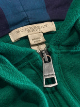 Load image into Gallery viewer, Burberry - Green Zip Hoodie - Small - PreOwned
