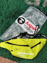 Load image into Gallery viewer, AAPE By A Bathing Ape - Lime Logo Crossbody / Waist Bag - Adjustable - Brand New
