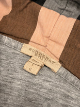 Load image into Gallery viewer, Burberry - Grey Nova Check Zip Hoodie - Size Large
