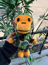 Load image into Gallery viewer, BAPE - Baby Milo Camo Plush Phone Holder Crossbody – Brand New
