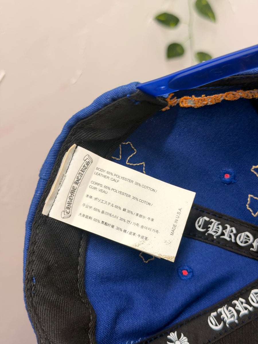 Chrome Hearts - CH Cross Trucker - Blue/Gold