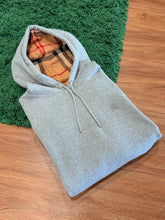 Load image into Gallery viewer, Burberry EKD Hoodie - Pale Grey Melange - Size L - Preowned
