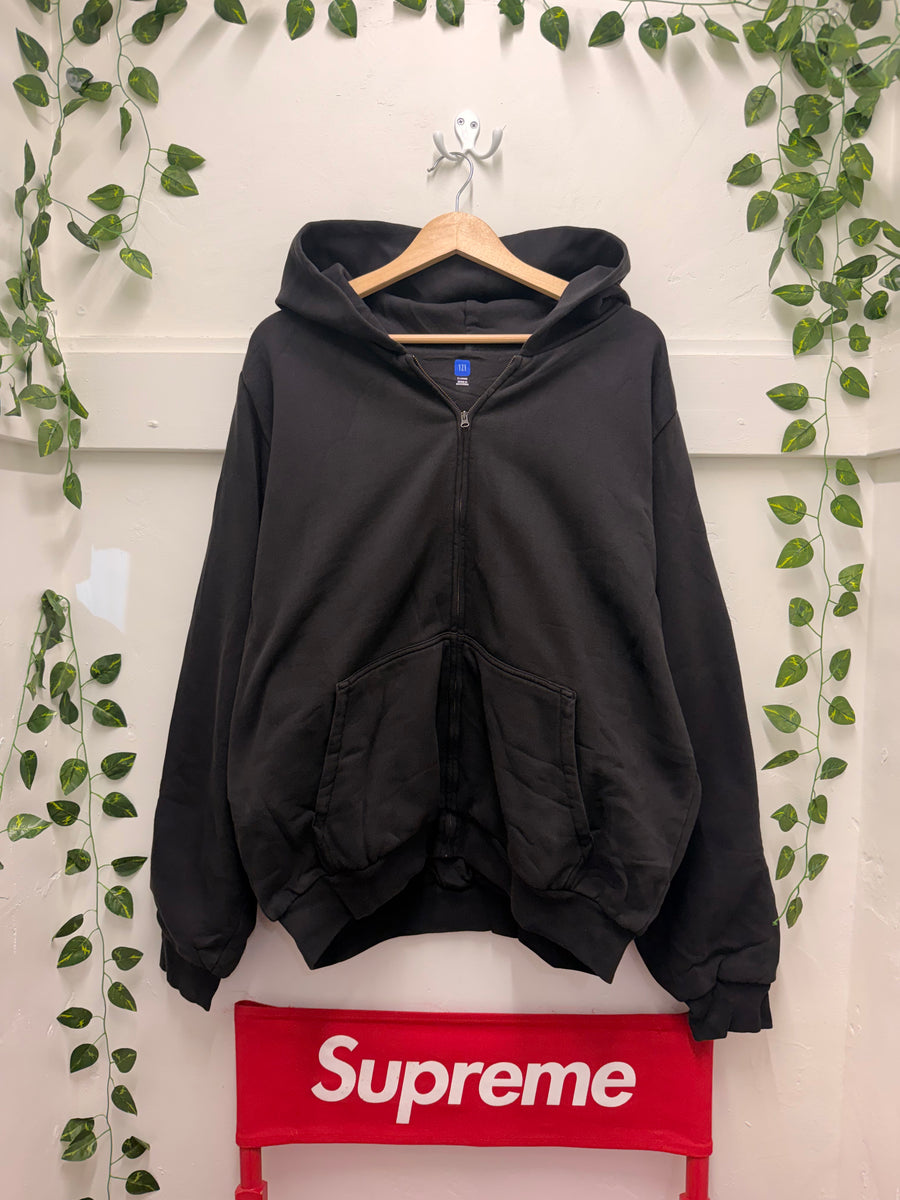 Yeezy - Gap Zip Up Hoodie - Black - Size XL / XXL - Brand New
