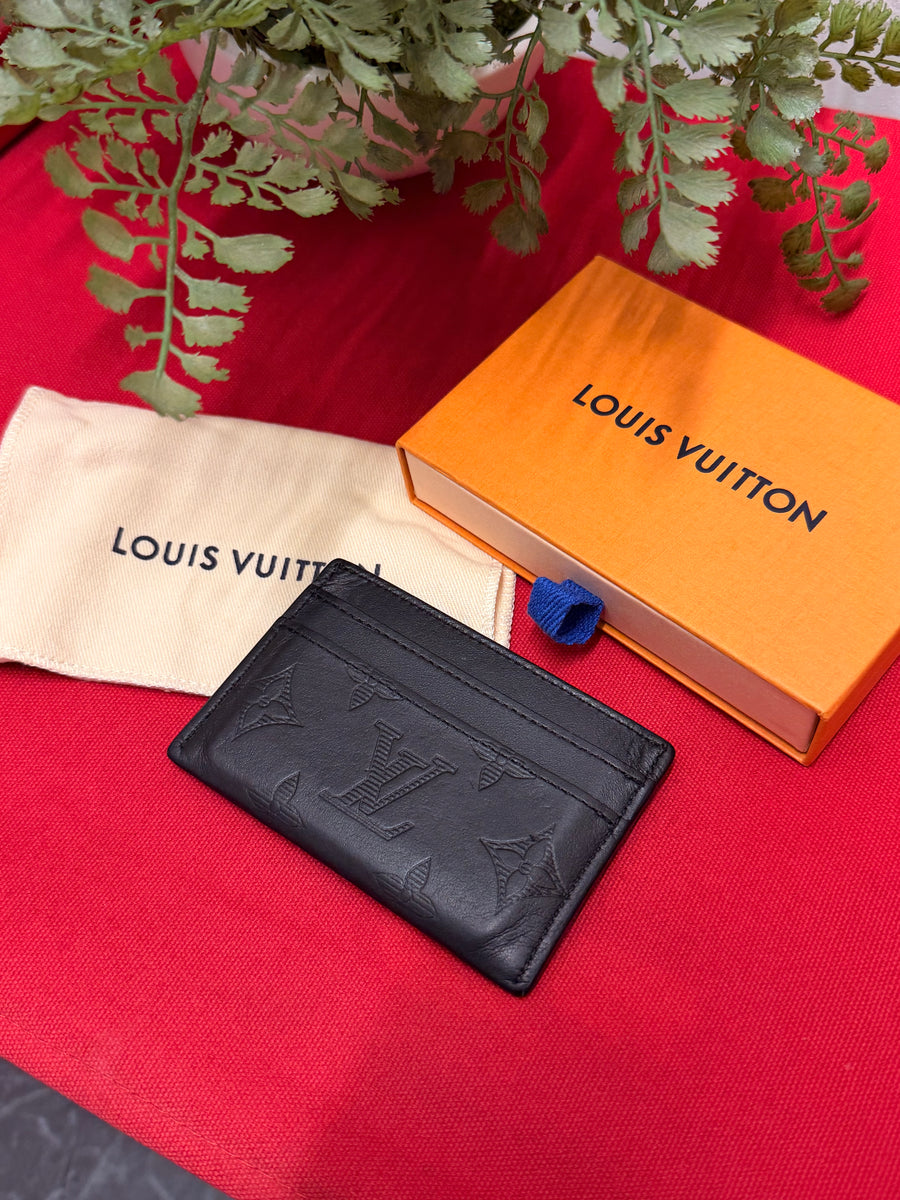 Louis Vuitton - Card Holder - Monogram Shadow Black