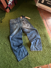 Load image into Gallery viewer, KSUBI Blue Wide Leg Denim Jeans Size 32 (SOLD U SLEPT)
