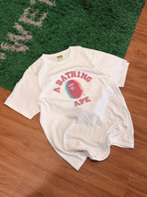 Load image into Gallery viewer, BAPE - Pink Ape Head Tee - White - XL - Brand New
