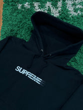 Load image into Gallery viewer, SUPREME - Black Motion Logo Hoodie - Small -
