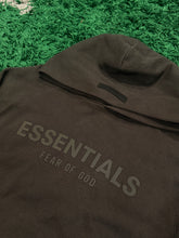 Load image into Gallery viewer, Essentials Fear of God Waffle Knit Hoodie – Black – Small – PreOwned
