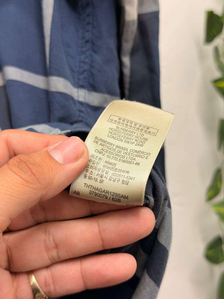 Burberry - Button Down Shirt - Navy Check