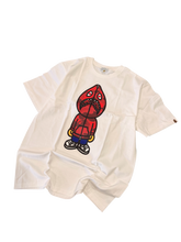 Load image into Gallery viewer, BAPE - White Baby Milo Shark Tee Large - Brand New -
