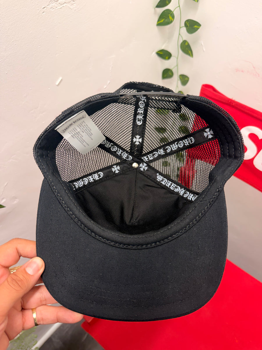 Chrome Hearts - F*CK Leather Trucker - Black