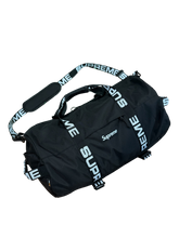 Load image into Gallery viewer, Supreme - Black Duffle Bag - PreOwned Amazing Condition
