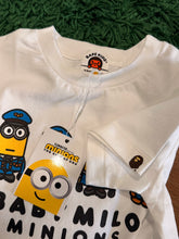 Load image into Gallery viewer, BAPE x Minions Baby Milo Tee - White | Size 120 Brand New
