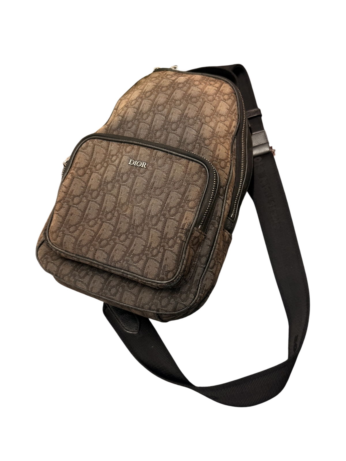 Dior - Rider Sling - Brown Oblique Fade - OS -
