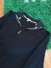 Load image into Gallery viewer, Burberry - Black Quarter Zip Sweater Medium - Retail $495
