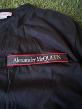 Load image into Gallery viewer, Alexander McQueen Logo Patch Black Tee Size Large
