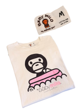 Load image into Gallery viewer, BAPE - White Baby Milo Float Tee Medium
