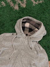 Load image into Gallery viewer, Burberry - Grey Full Zip Hoodie Small - Retail $595
