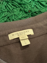 Load image into Gallery viewer, Burberry - Taupe Brown Long Sleeve Polo Large - Retail $395
