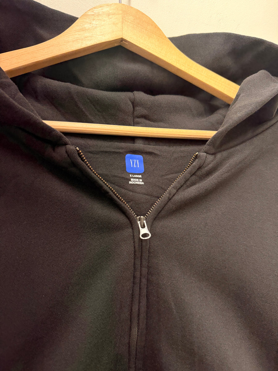 Yeezy - Gap Zip Up Hoodie - Black - Size XL / XXL - Brand New
