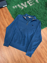 Load image into Gallery viewer, Burberry - Blue Quarter Zip Sweater - Large - Retail $495
