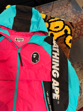 Load image into Gallery viewer, BAPE 3M Convertible Packable Windbreaker – Green Camo/Pink – 2XL – PreOwned
