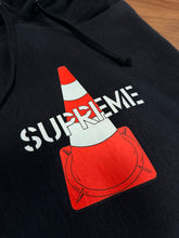 Load image into Gallery viewer, Supreme - Traffic Cone Hoodie Black Size Medium - PreOwned

