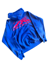 Load image into Gallery viewer, Hellstar GEL Hoodie (Blue w/ Red Logo) Size M
