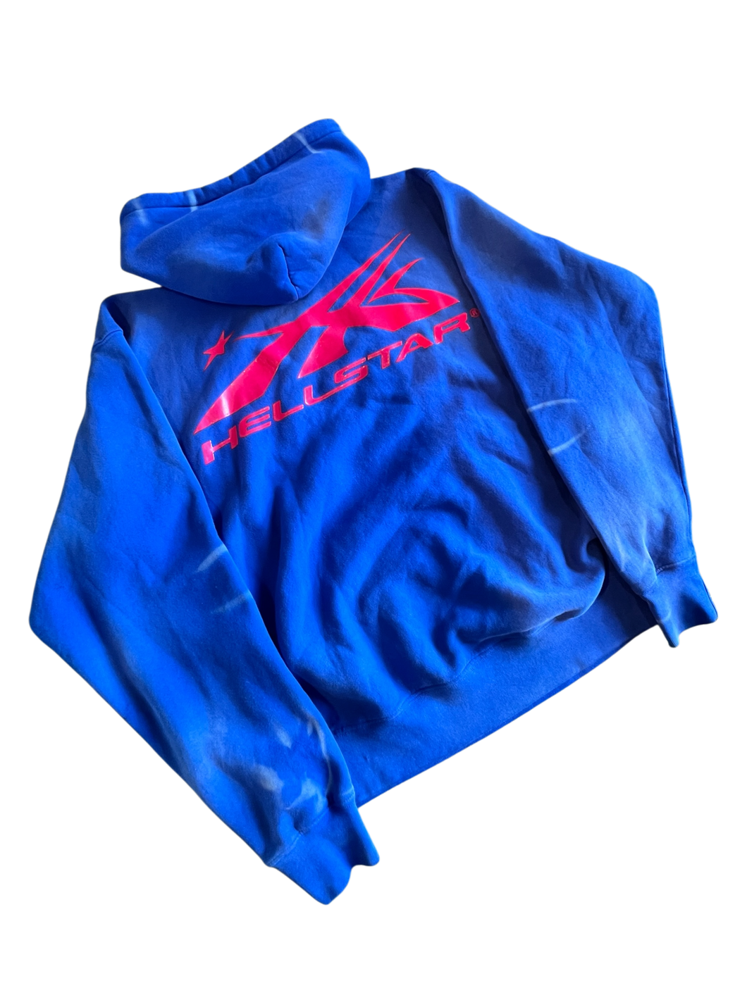 Hellstar GEL Hoodie (Blue w/ Red Logo) Size M