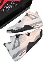 Load image into Gallery viewer, Air Jordan 4 Retro “White Cement Reimagined” Size 12M
