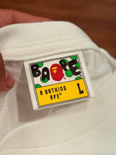 Load image into Gallery viewer, BAPE - White Baby Milo Shark Tee Large - Brand New -
