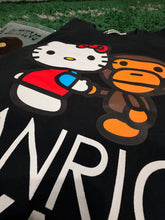 Load image into Gallery viewer, BAPE x Sanrio Baby Milo Hello Kitty Tee – Black – Large – Brand New
