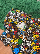 Load image into Gallery viewer, BAPE - Baby Milo All Over Print Kids Hoodie - Size 110 - PreOwned (Retail: ~$120)
