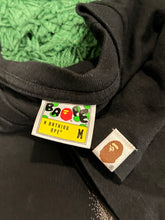 Load image into Gallery viewer, BAPE - Black Futuristic Graphic T-Shirt - Size Medium
