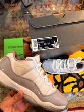 Load image into Gallery viewer, Jordan 11 Retro Low (GS) “White/Medium Grey” – Size 7Y/8.5W
