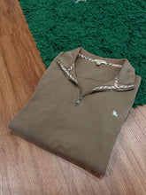 Load image into Gallery viewer, Burberry - Olive Quarter Zip Sweater Large - Retail $495
