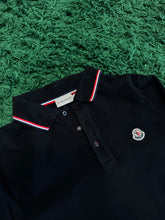 Load image into Gallery viewer, Moncler Long Sleeve Polo - Black - Size S - Preowned
