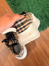 Load image into Gallery viewer, Burberry - Check Sneakers - Beige Vintage Check | Size 11.5M Preowned No Box
