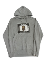 Load image into Gallery viewer, Bape Grey Super Busy Works Pullover Hoodie Size 2XL

