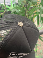 Load image into Gallery viewer, Chrome Hearts CH Paris Trucker Hat – Black – PreOwned
