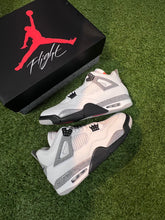 Load image into Gallery viewer, Air Jordan 4 Retro “White Cement Reimagined” Size 12M
