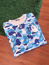 Load image into Gallery viewer, BAPE - Blue Camo Tee - Large - PreOwned
