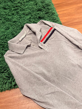 Load image into Gallery viewer, Moncler - Gray Long Sleeve Polo Shirt - Kids 10Y - Retail $220
