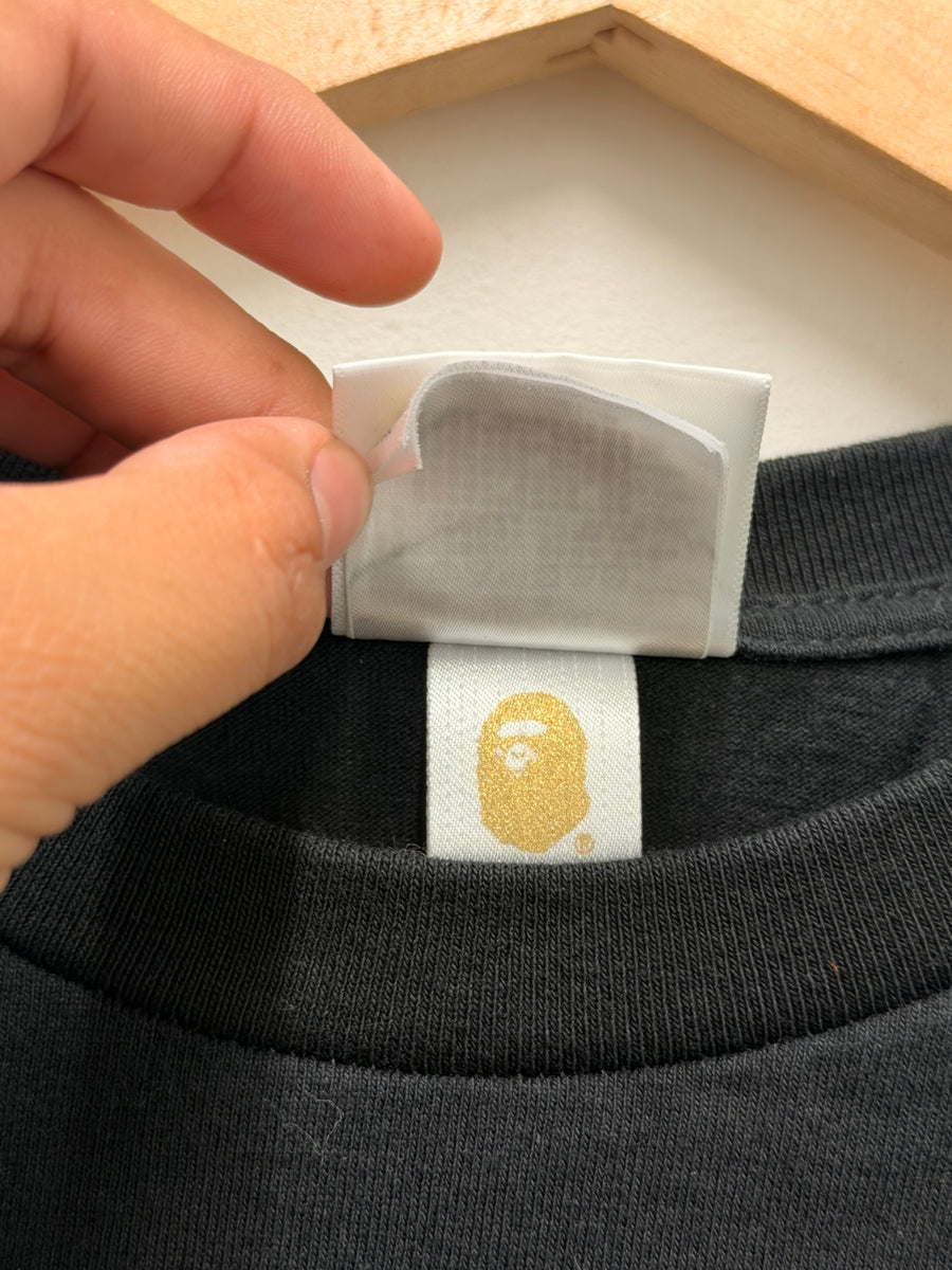 BAPE - Coil Ape Head Tee - Black