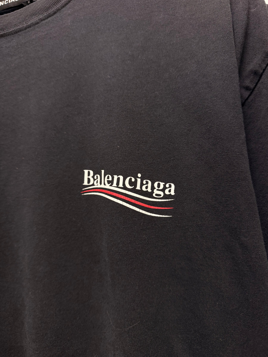 Balenciaga - Political Campaign Tee - Black