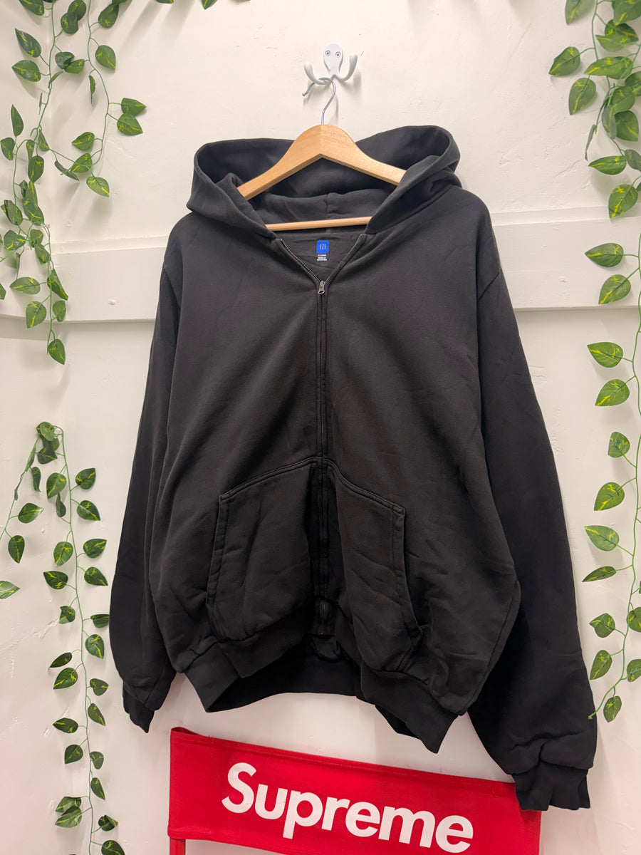 Yeezy - Gap Zip Up Hoodie - Black - Size XL / XXL - Brand New