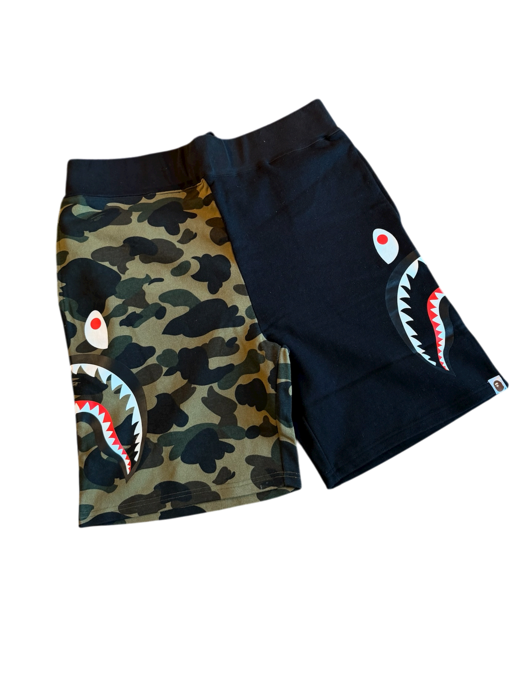 BAPE Double Shark Shorts – Size 2XL