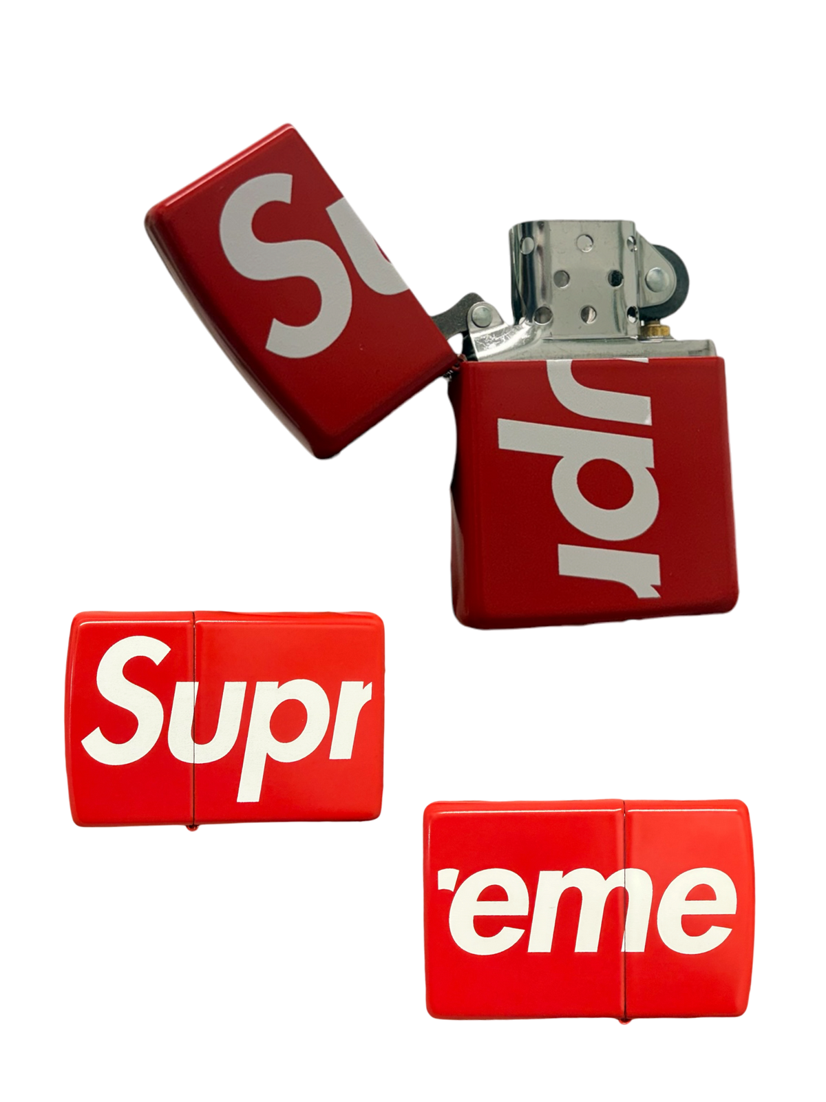 Supreme - Box Logo Zippo - Red - OS - Brand New