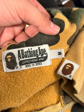 Load image into Gallery viewer, BAPE Shark Full Zip Hoodie – Yellow Camo – Medium – PreOwned
